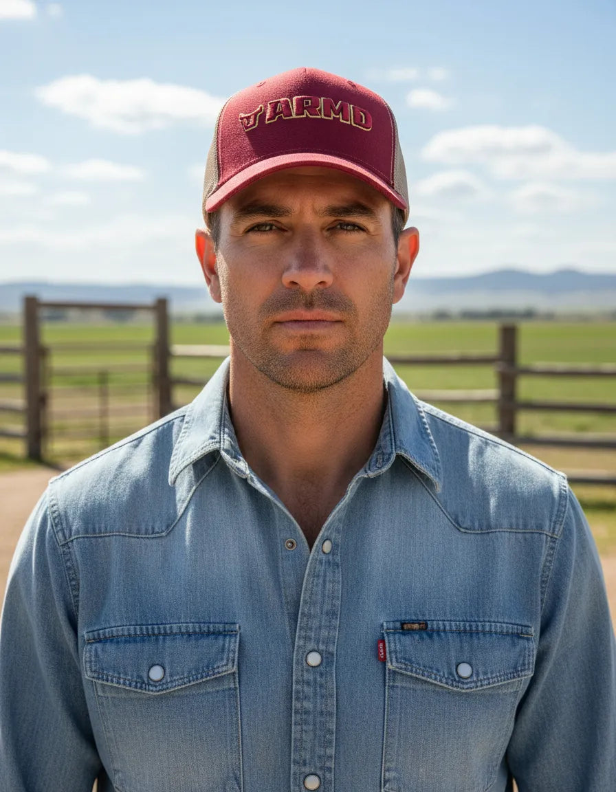 Boné masculino Country Aramados