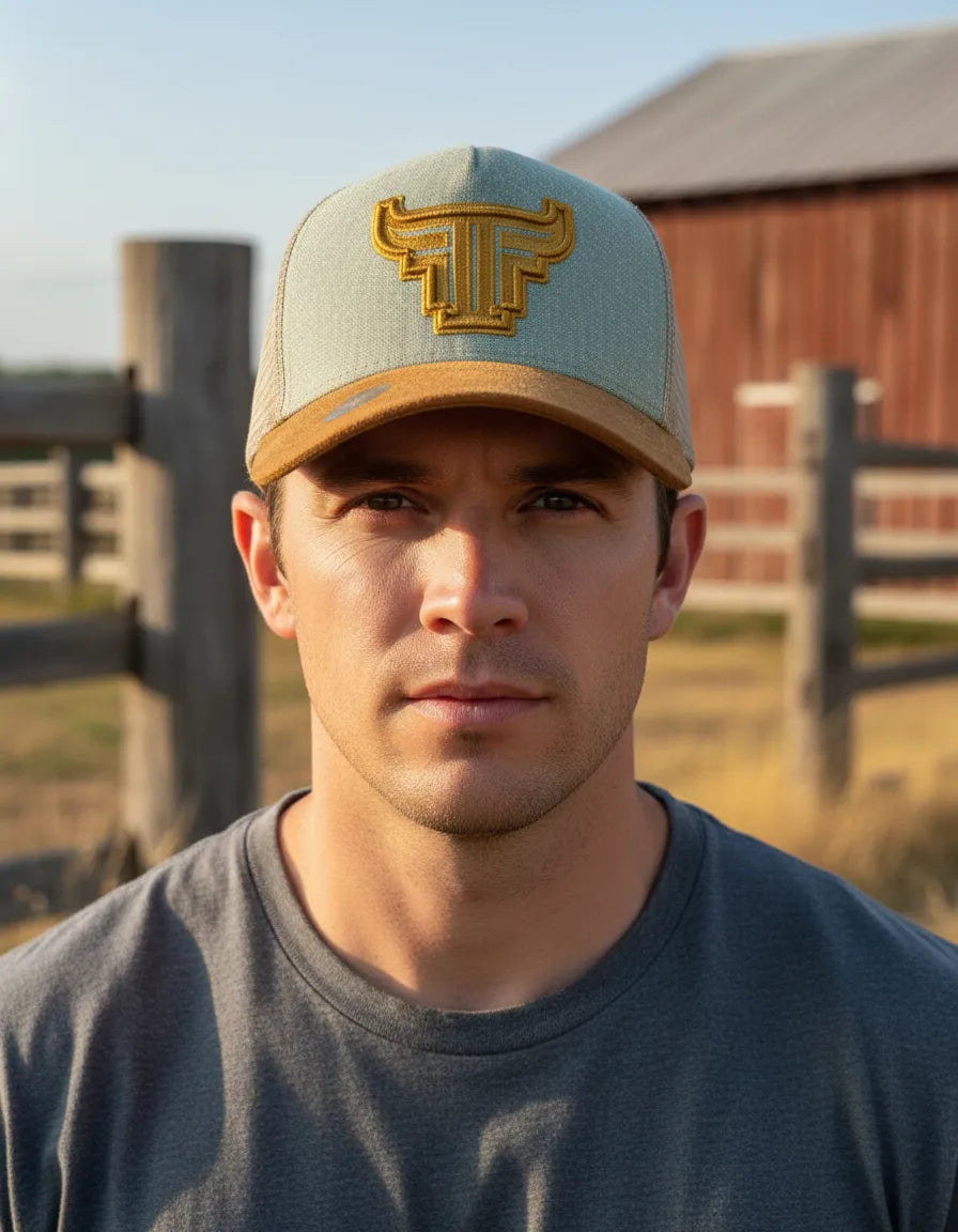 Boné Masculino Country Farm Bull Logo