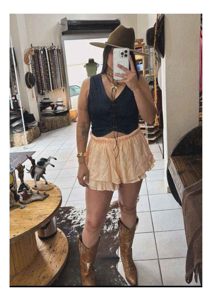 Colete Country Feminino Jeans