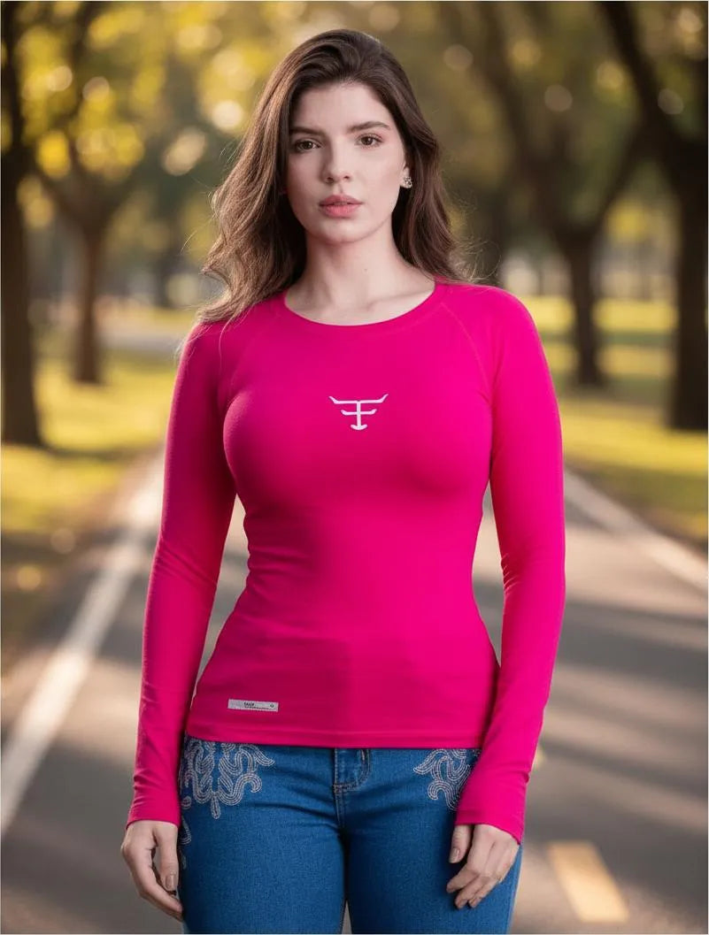 Camiseta UV50 Manga Longa Texas Farm Logo