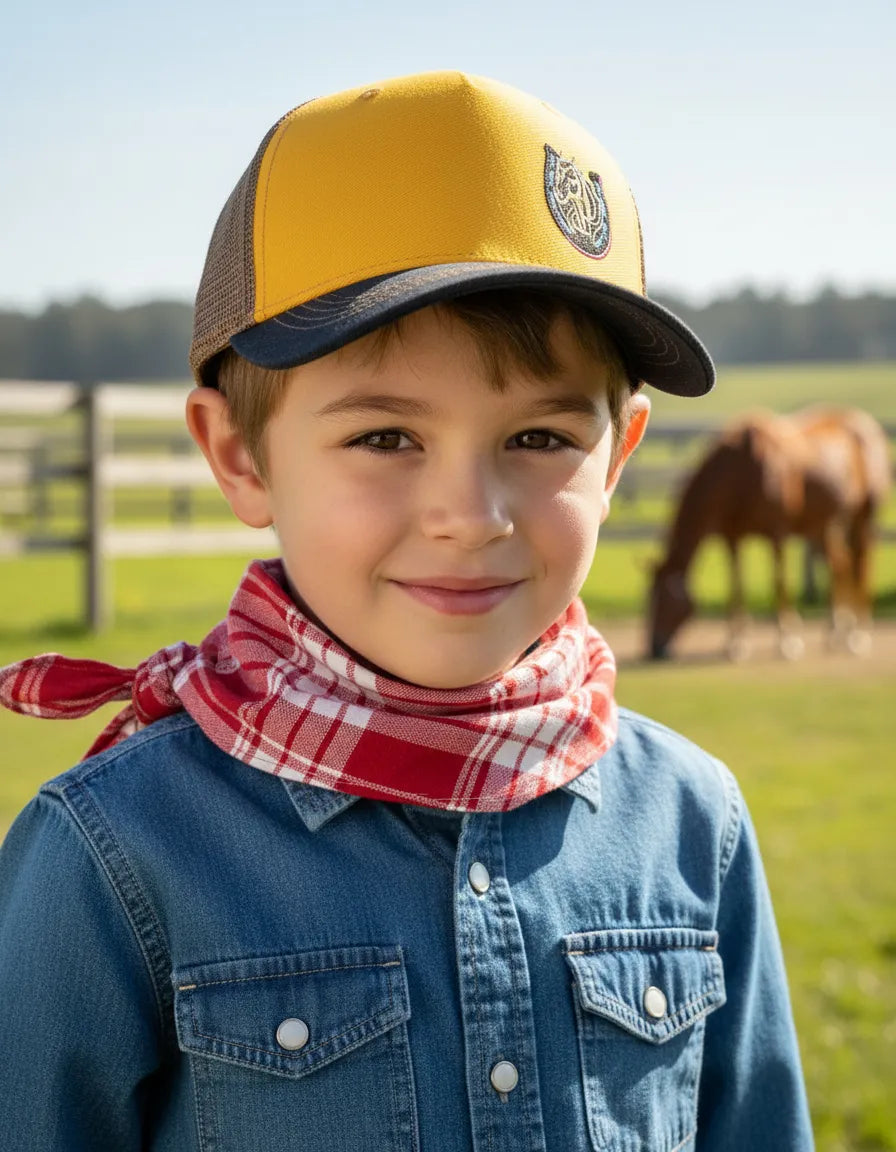 Boné Infantil Estilo Country