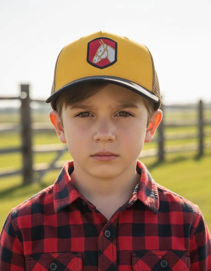 Boné Infantil Estilo Country