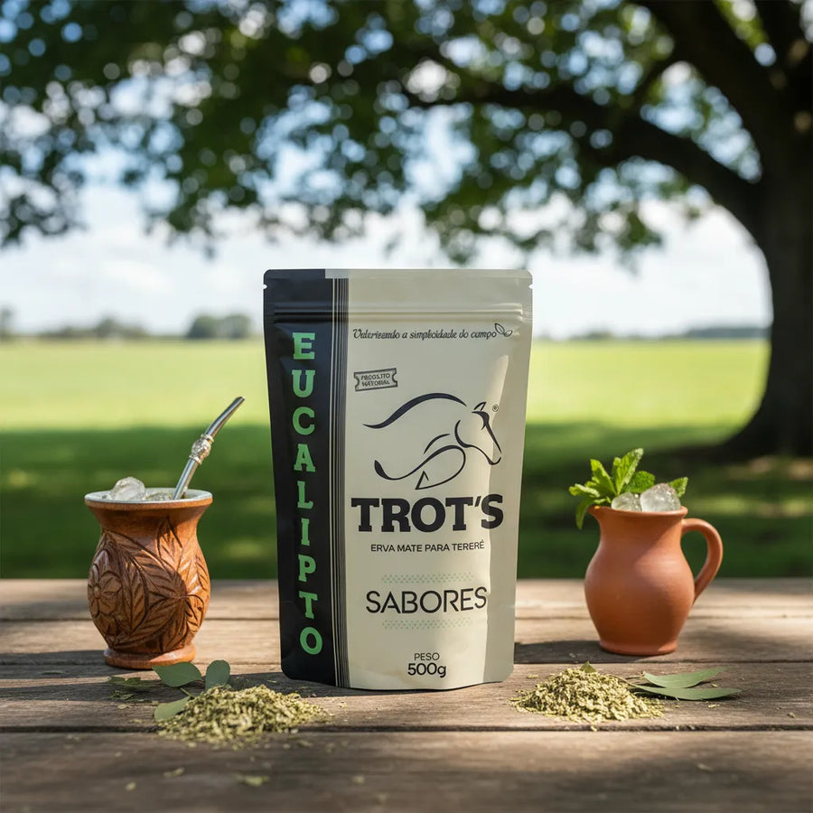 Trot’s Erva Mate Natural para Tereré e Chimarrão 500g - Eucalipto