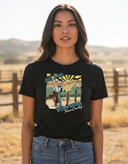 T-Shirt PWC Just A Gal Preta