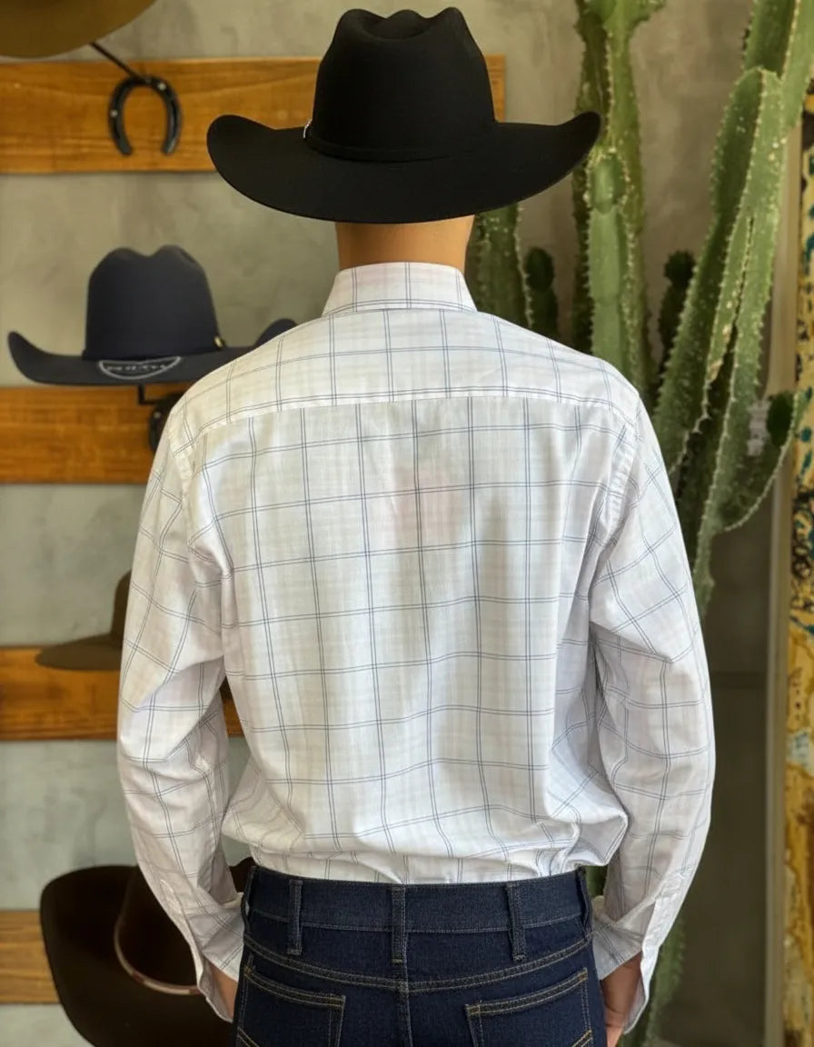 Camisa Social Xadrez Masculina Manga Longa Texas Edition