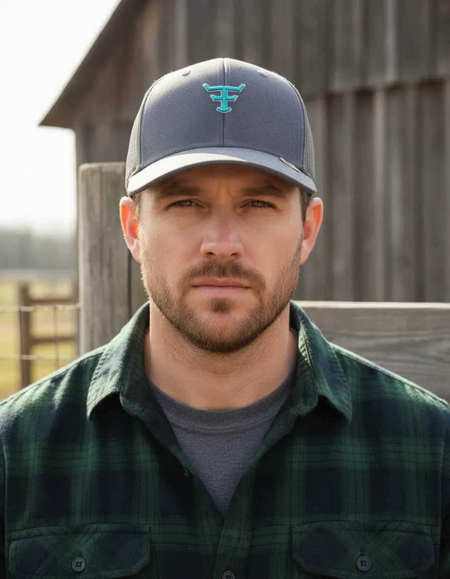 Boné Masculino Country Logo Texas Farm