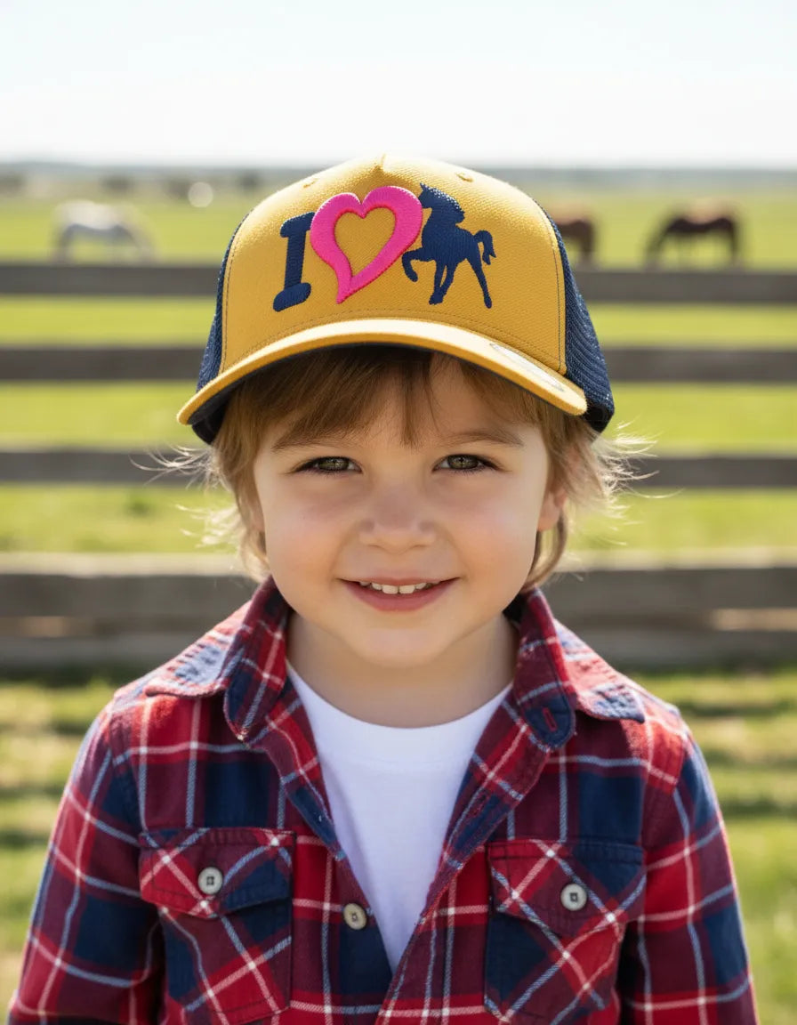 Boné Infantil Estilo Country