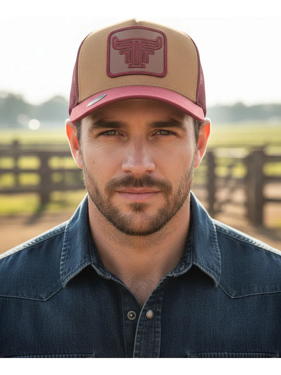 Boné Masculino Country Farm Bull Logo