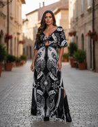 Vestido Feminino Buphallos Preto Manga Longa