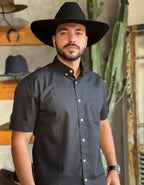 Camisa Social Masculina Manga Curta Country City