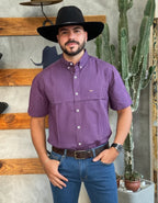 Camisa Social Xadrez Masculina Manga Curta Texas Edition