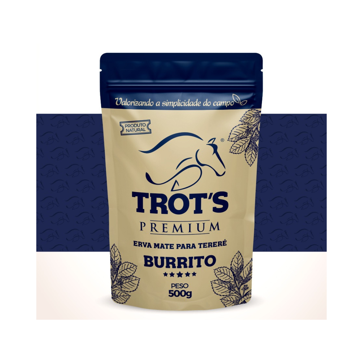 Trot’s Erva Mate Natural para Tereré e Chimarrão 500g - Burrito
