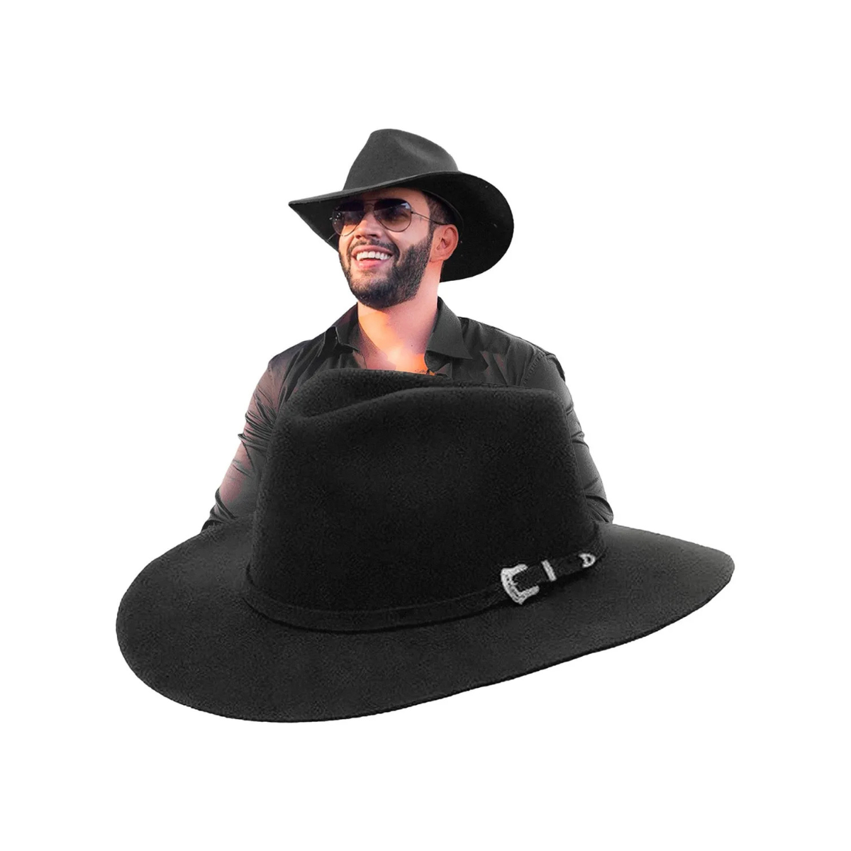 Chapéu Pralana Classic 5x Campo 3 Country Sertanejo Aba 7,5