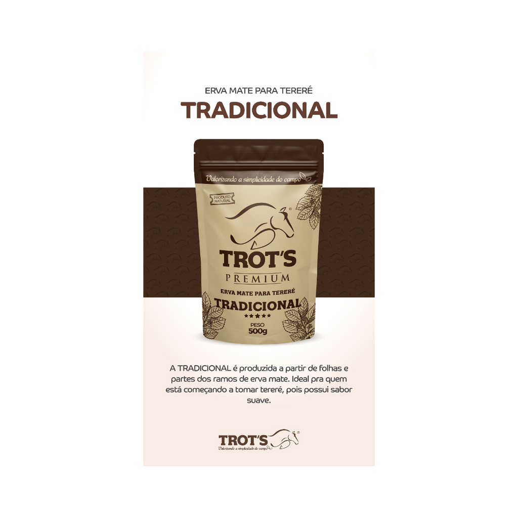 Trot’s Erva Mate Natural para Tereré e Chimarrão 500g - Tradicional
