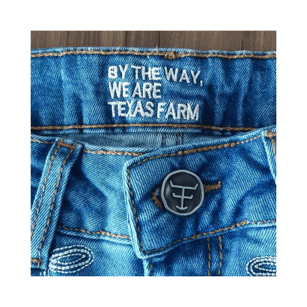 Calça Jeans Bordada Texas Farm Texan Line