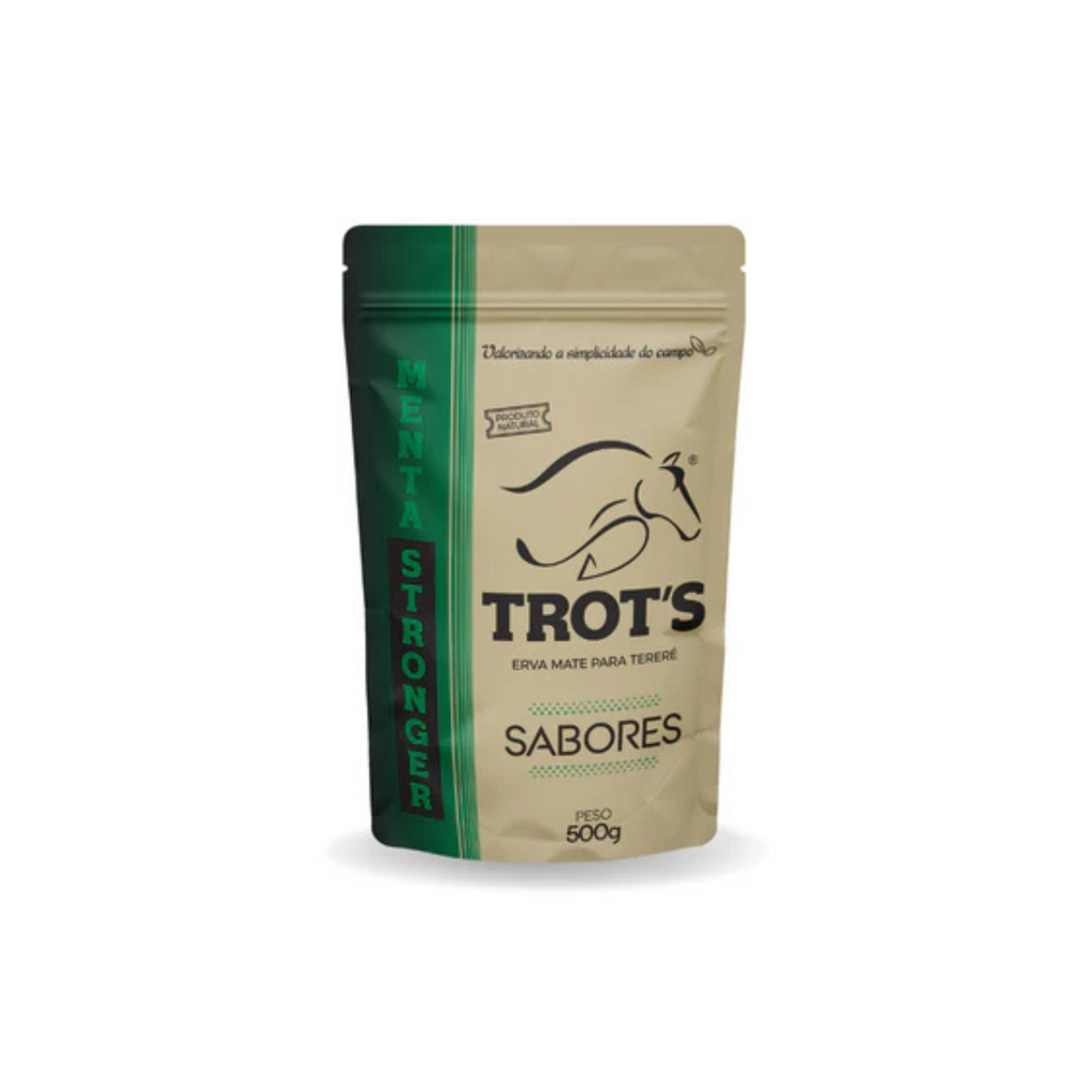 Trot’s Erva Mate Natural para Tereré e Chimarrão 500g - Menta Stronger