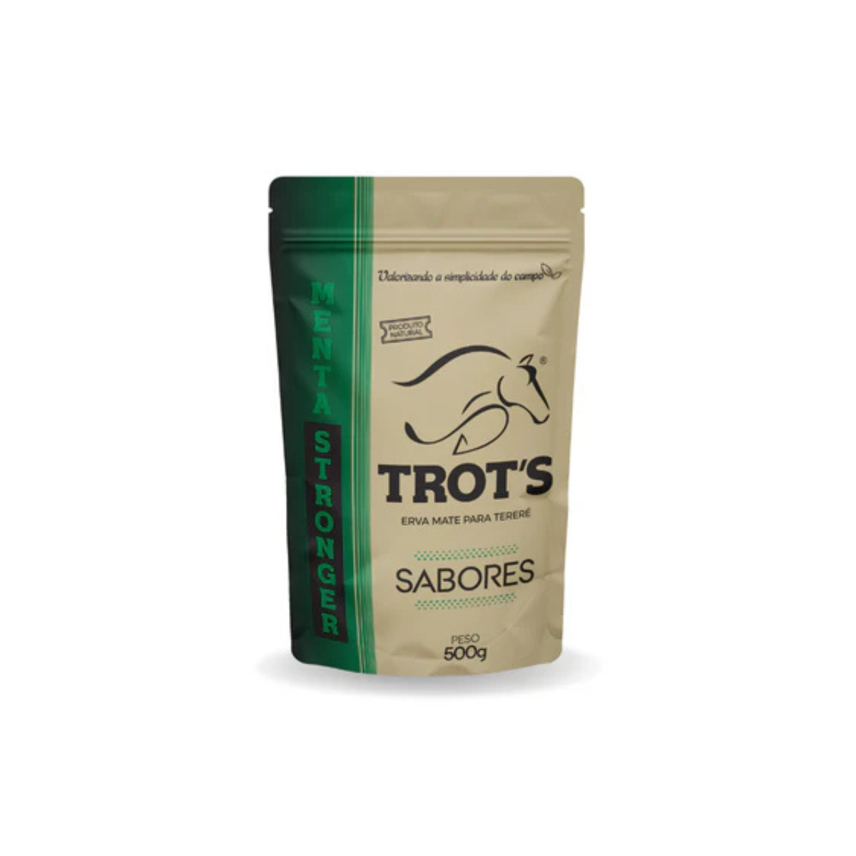 Trot’s Erva Mate Natural para Tereré e Chimarrão 500g - Menta Stronger